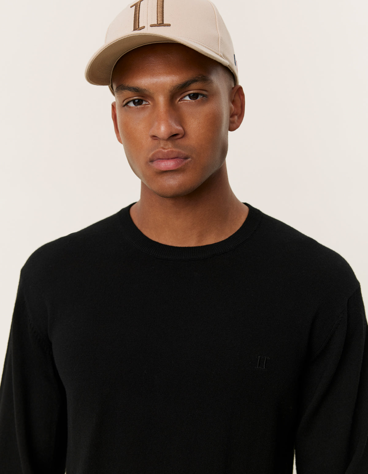 Greyson Merino Knit Sweater, Black