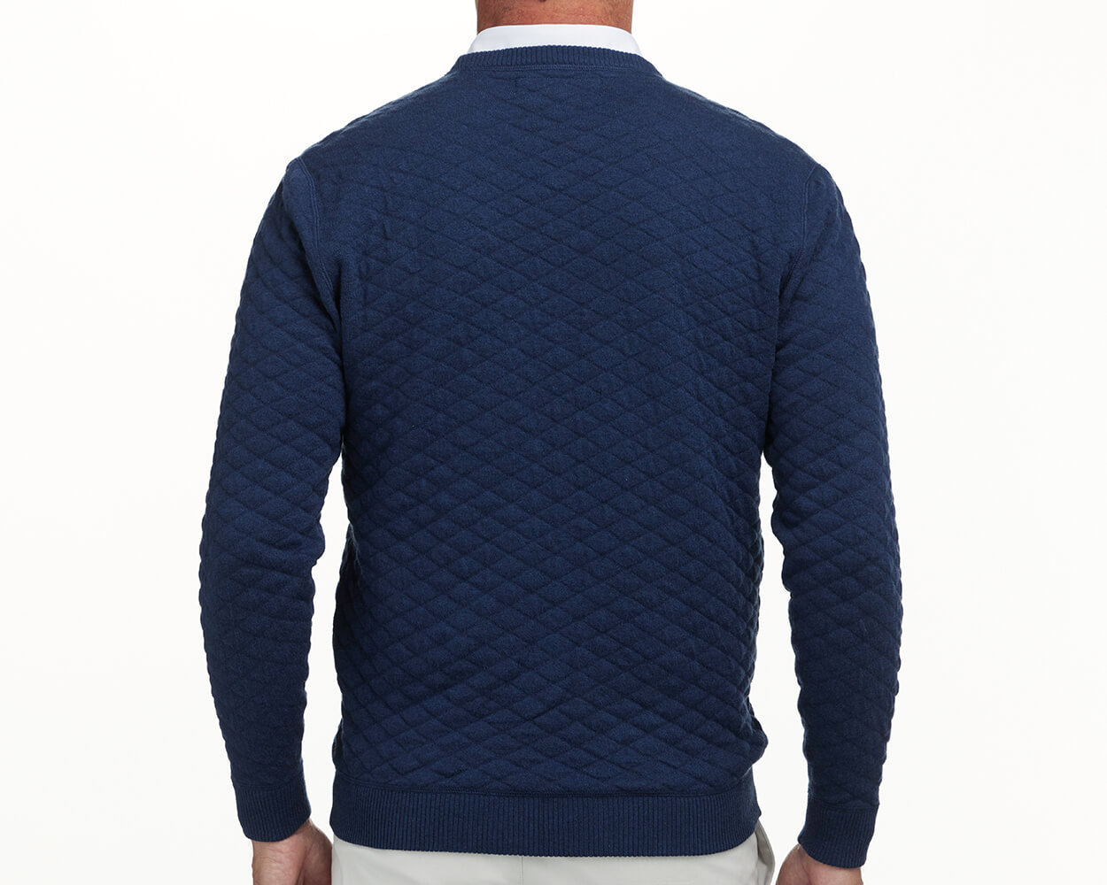 The Ward Sweater Heathered Navy