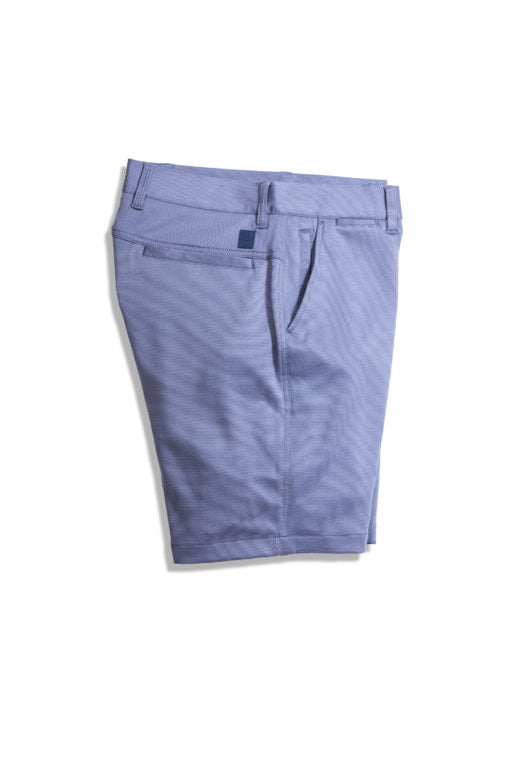 Breakwater Knit Short 8" Navy Stripe