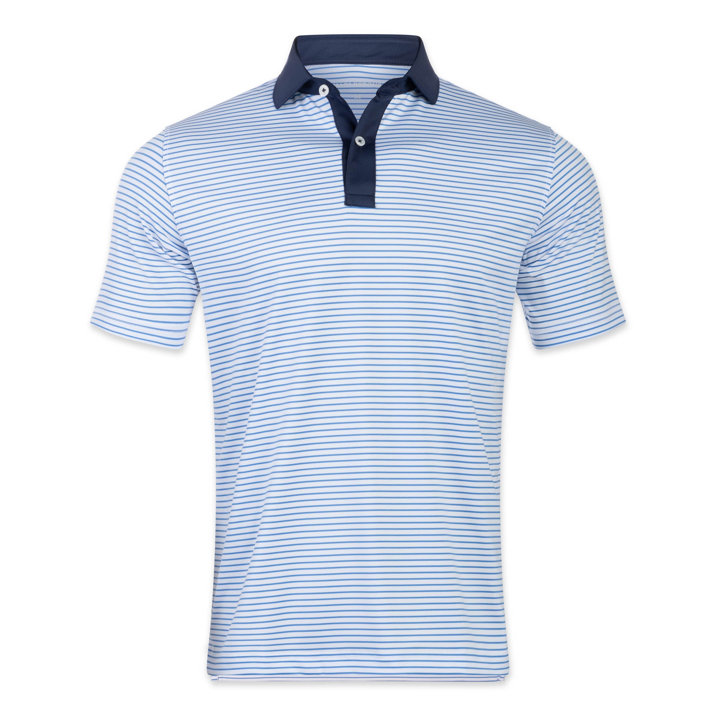 The Preston Contrast Collar Performance Polo Sonic