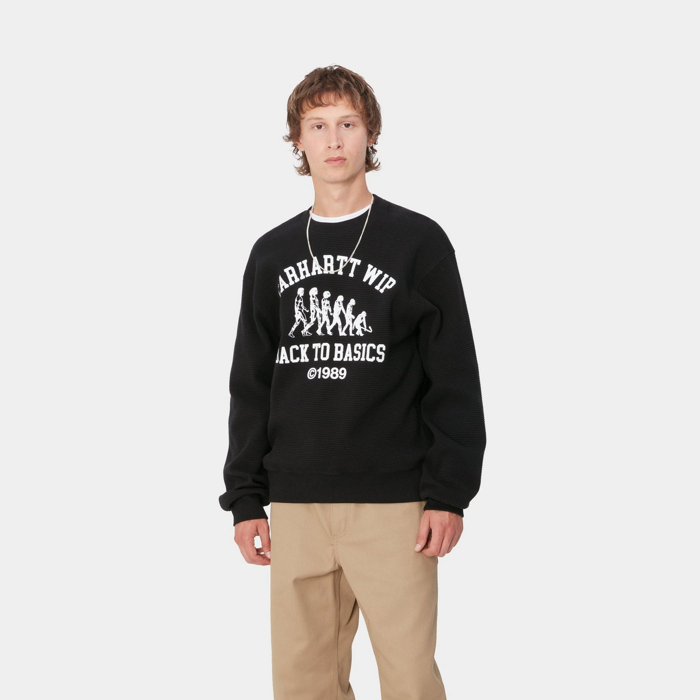 Main Basics Sweatshirt, Black/White