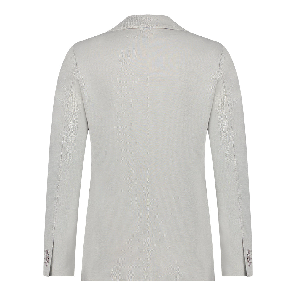 Stretch Knit Patch Pocket Blazer