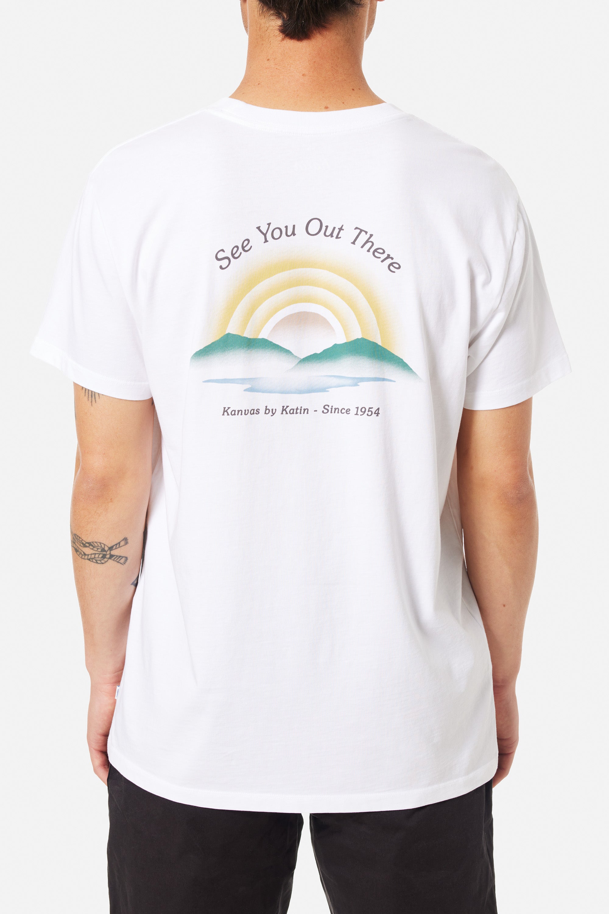 Distance Tee White