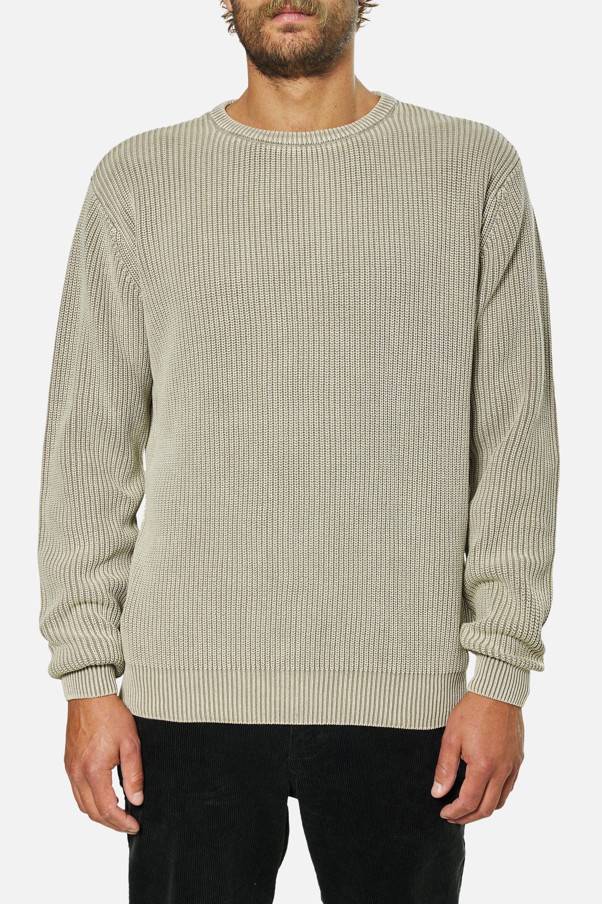 Swell Crewneck Sweater Washed Blue