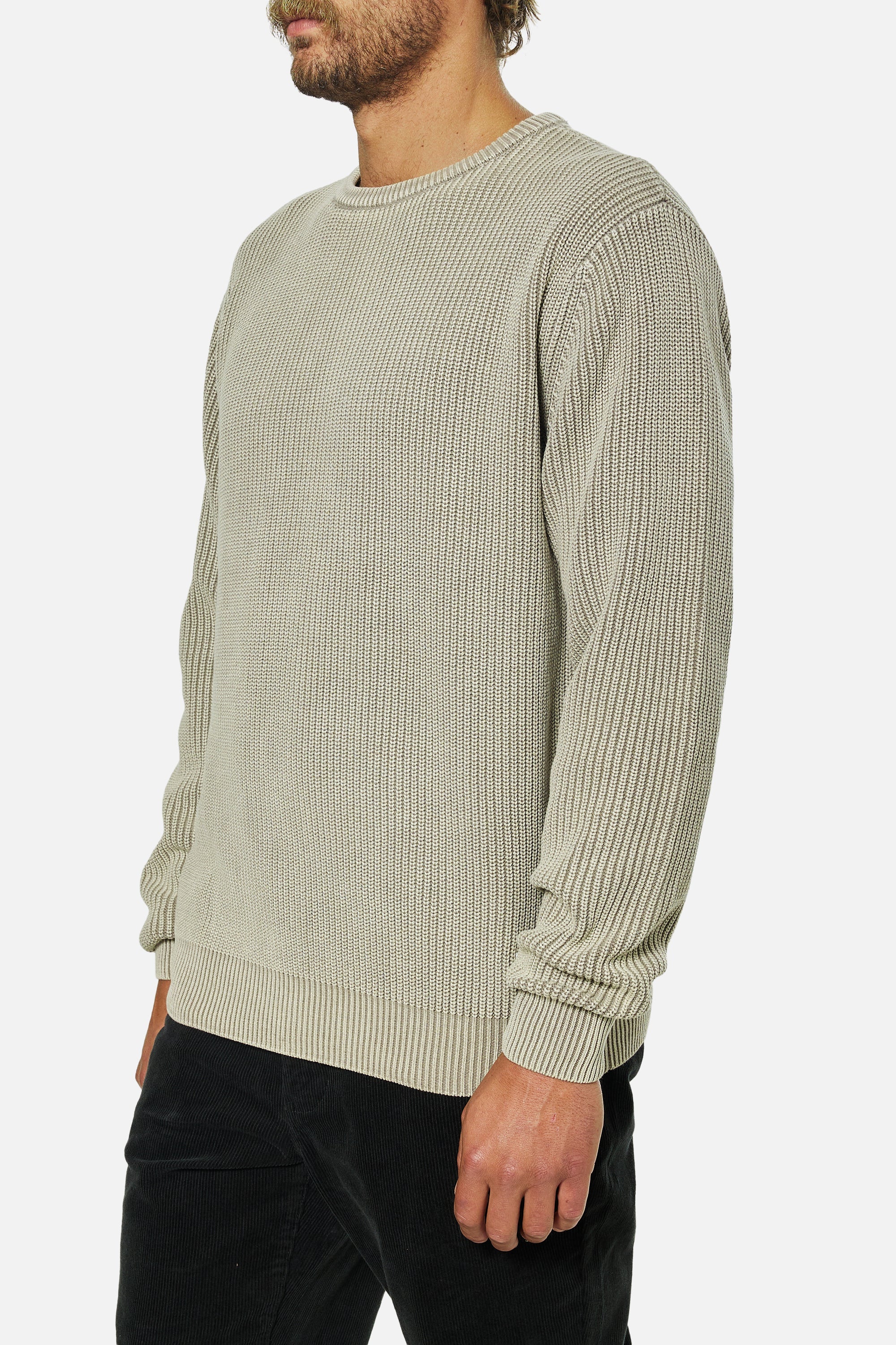 Swell Crewneck Sweater Washed Blue