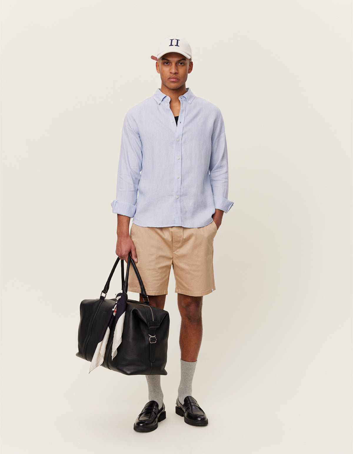 Kristian Linen Shirt Summer Sky