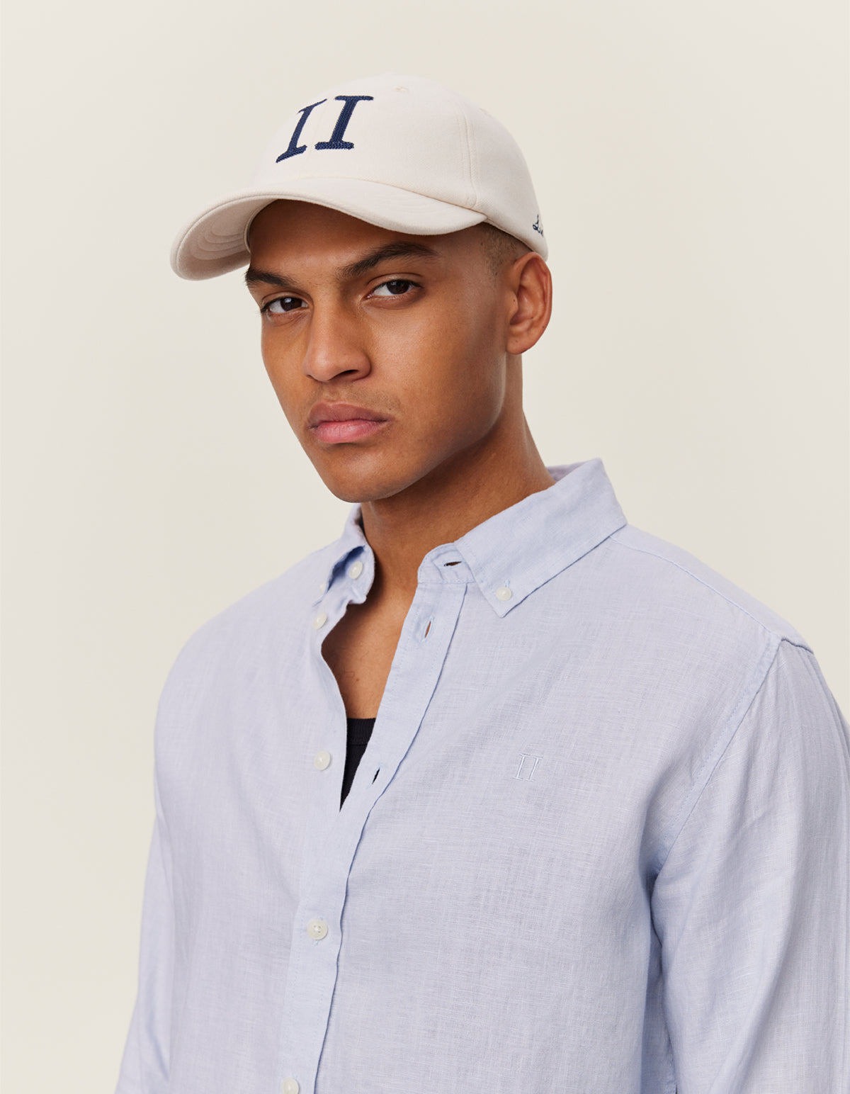 Kristian Linen Shirt Summer Sky