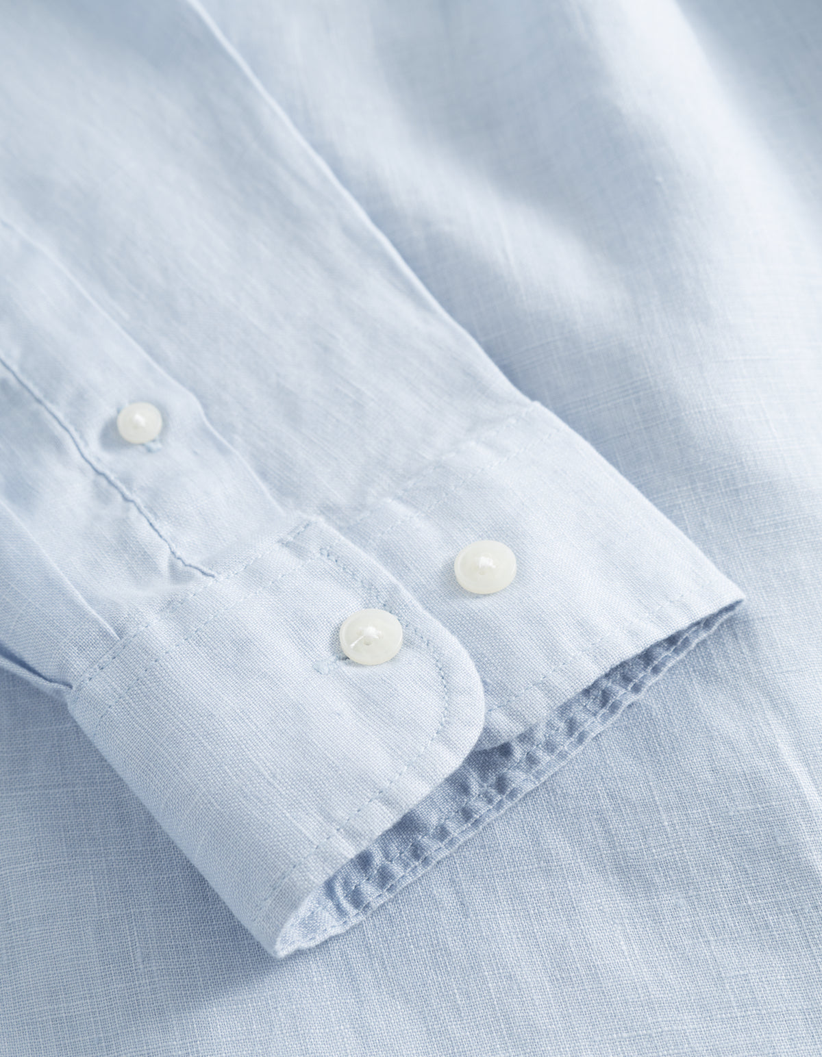 Kristian Linen Shirt Summer Sky