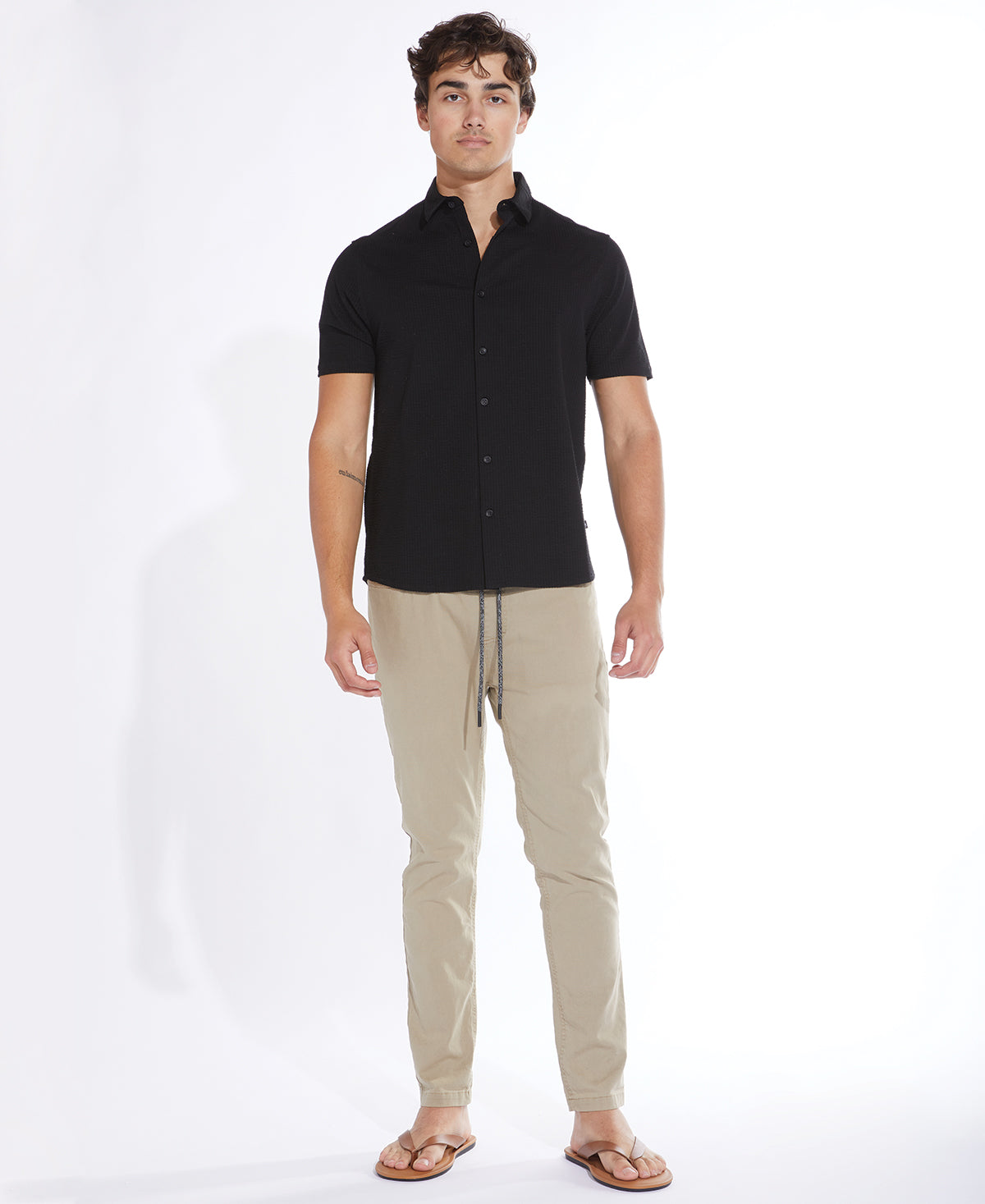 Worley Knit Shirt Black