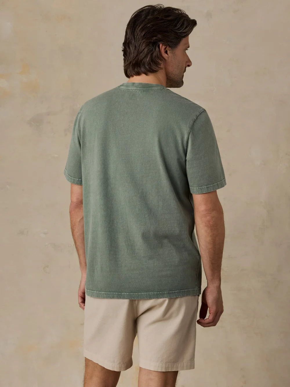 Recycled Cotton Tee Terrain Olive