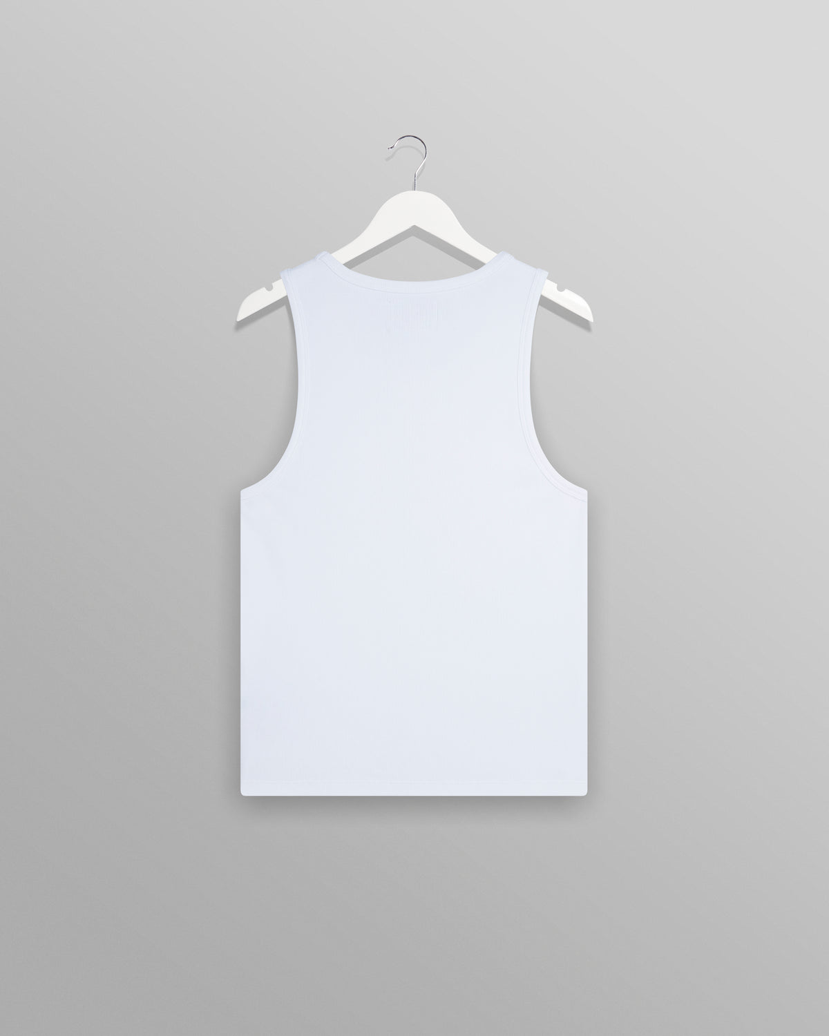 Montague Rib Knit Tank White