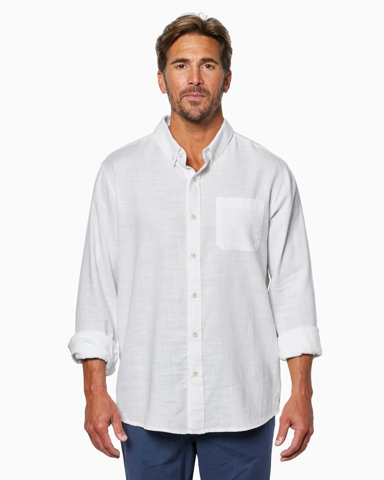Breezeway Long Sleeve Shirt Washed White