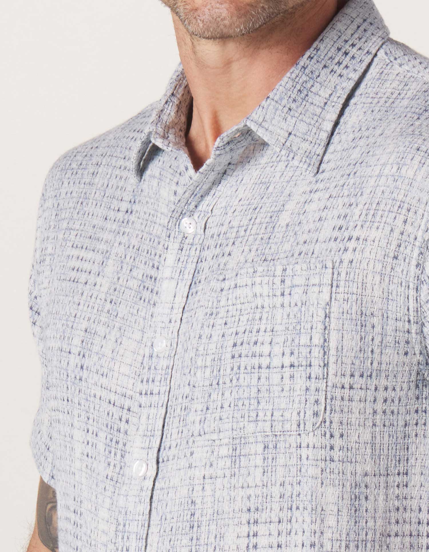 Freshwater Short Sleeve Button Up Shirt