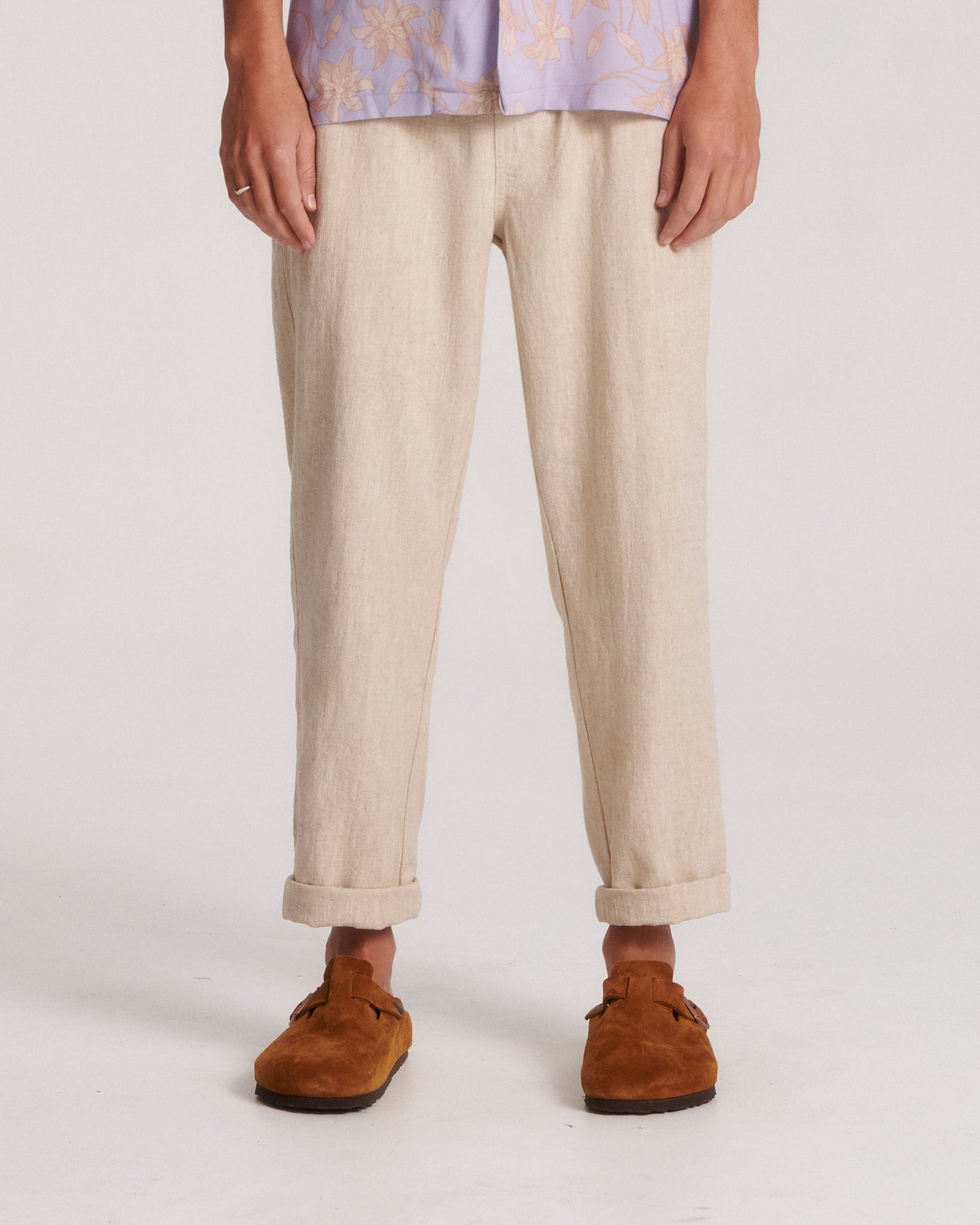 Cruiser Linen Pant Ecru