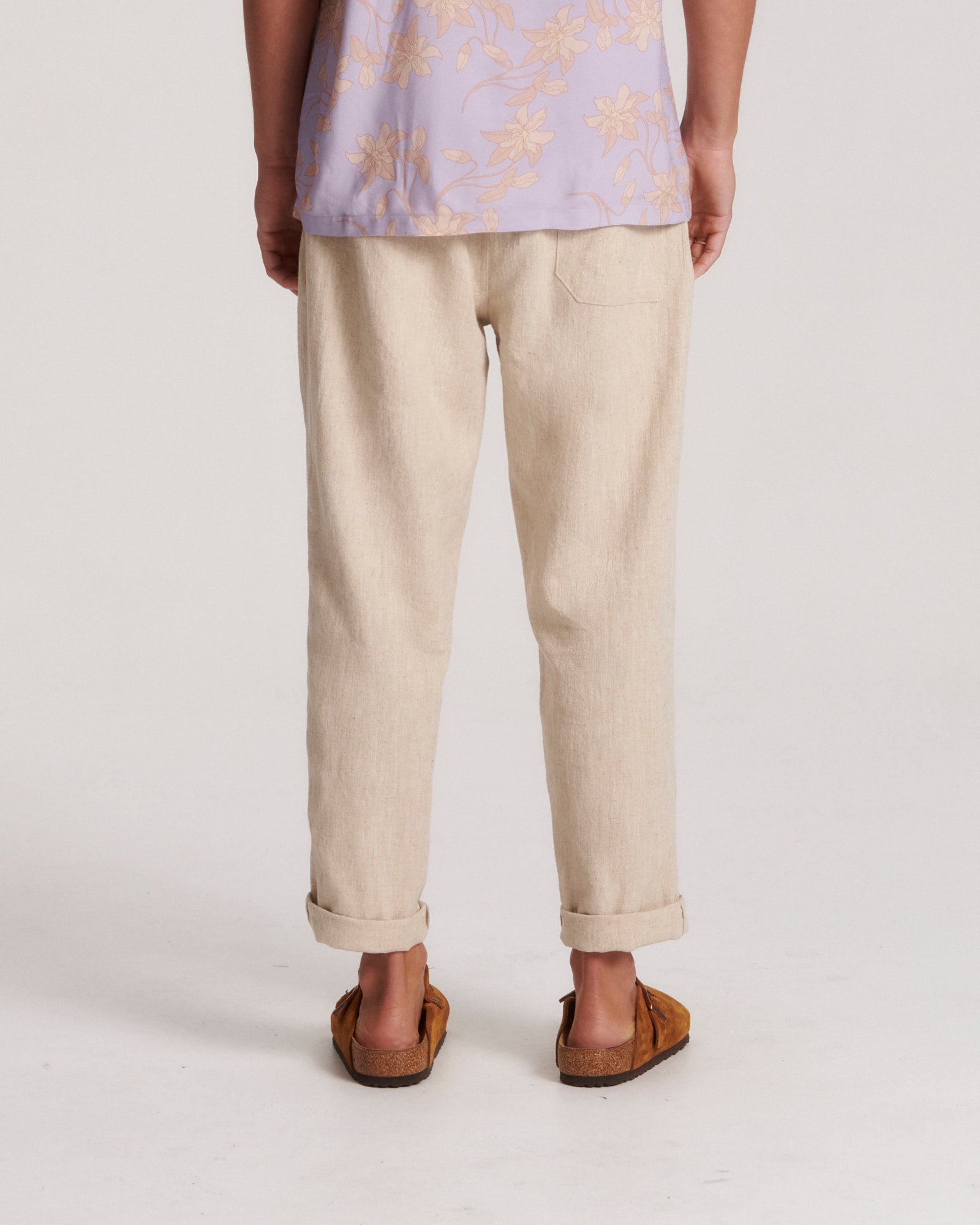 Cruiser Linen Pant Ecru