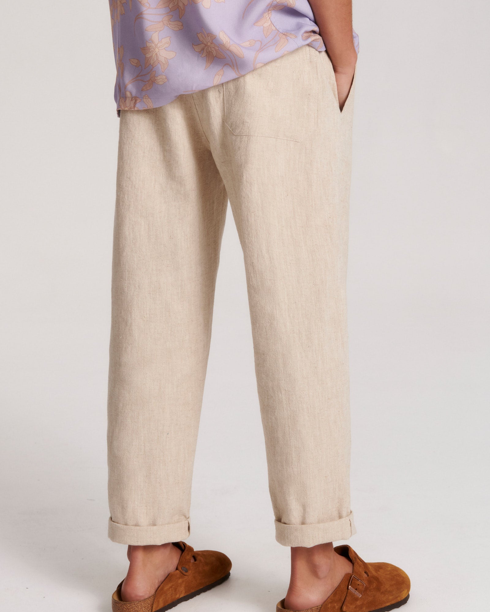 Cruiser Linen Pant Ecru