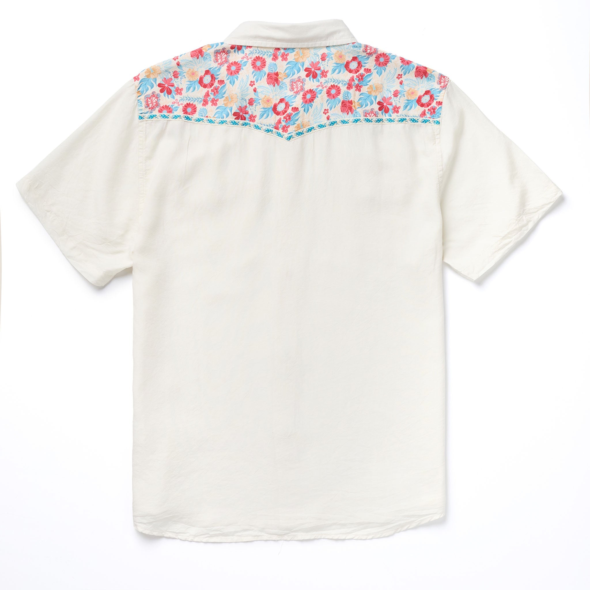 Flora Amarillo Shirt Vintage White