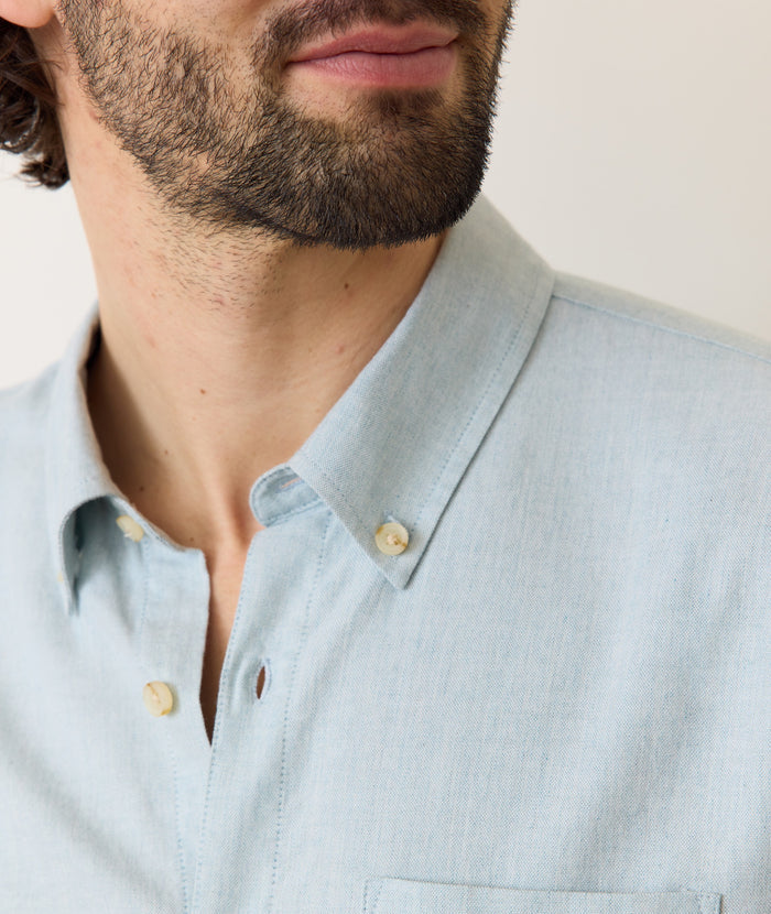 California Oxford Shirt Grey Mist