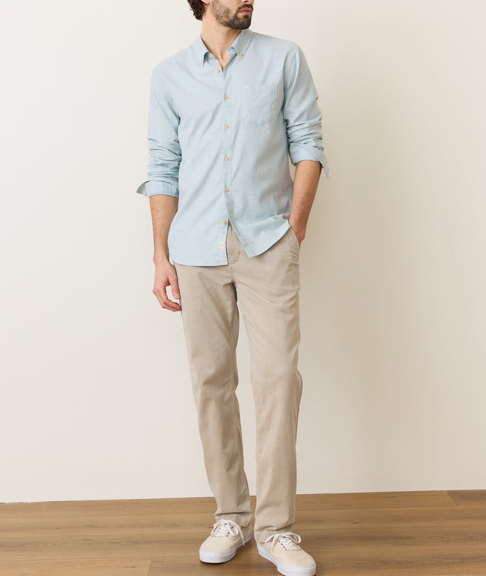 California Oxford Shirt Grey Mist