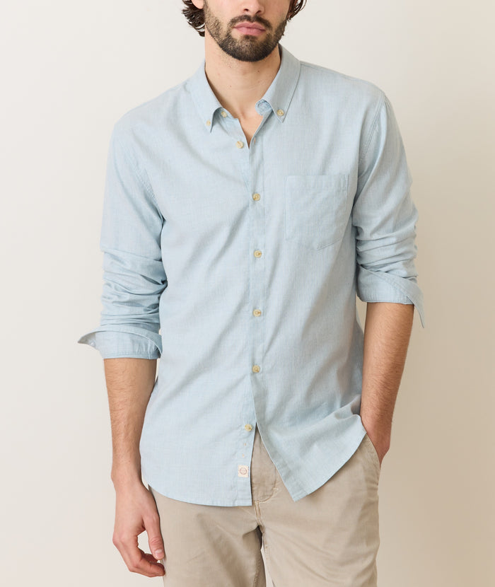 California Oxford Shirt Grey Mist