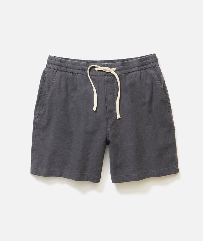 Saturday Beach Short - 6" Faded Black