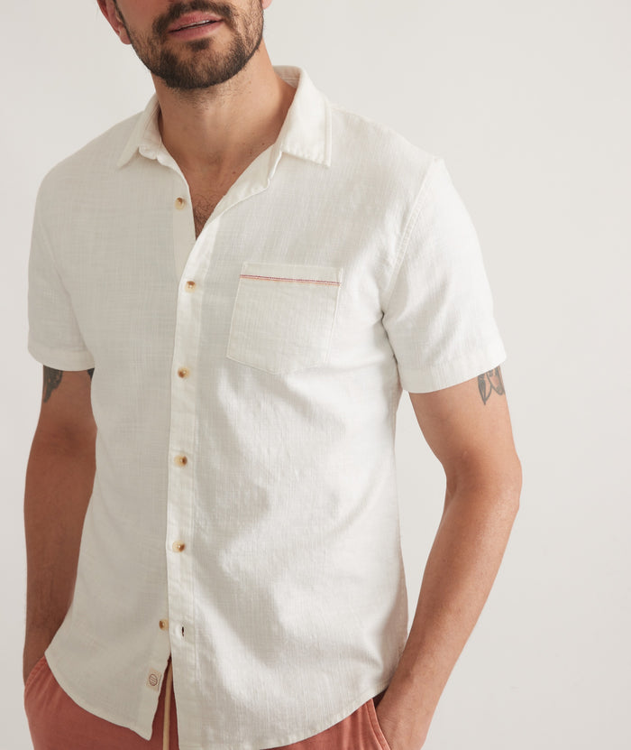Classic Stretch Selvage Shirt Natural