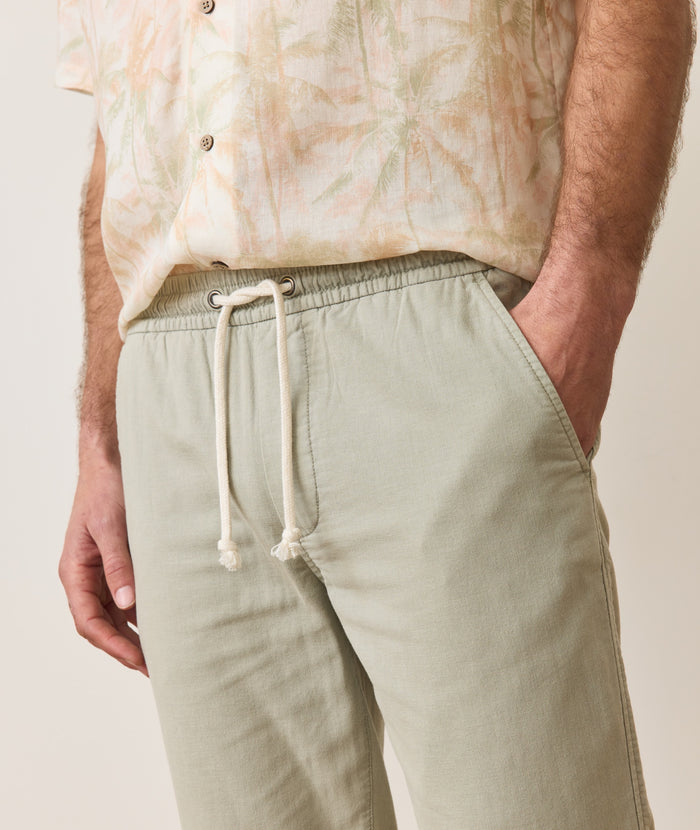 Saturday Stretch Beach Pant Faded Vetiver