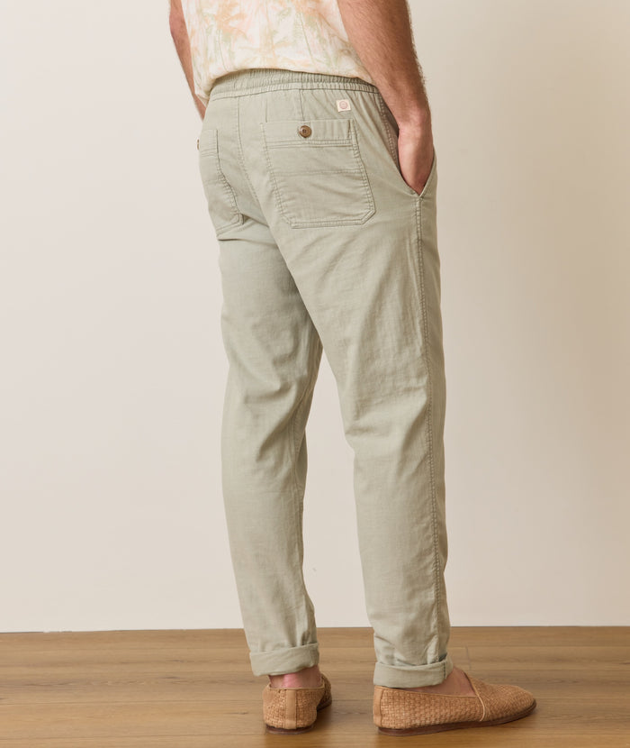 Saturday Stretch Beach Pant Faded Vetiver