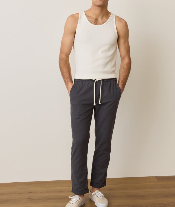 Carter Rib Tank White