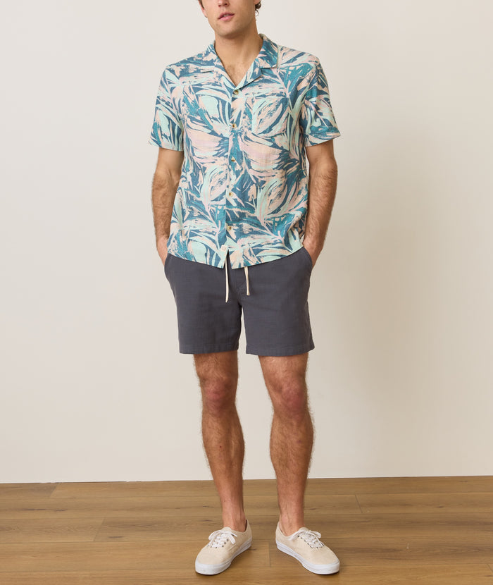 Saturday Beach Short - 6" Faded Black