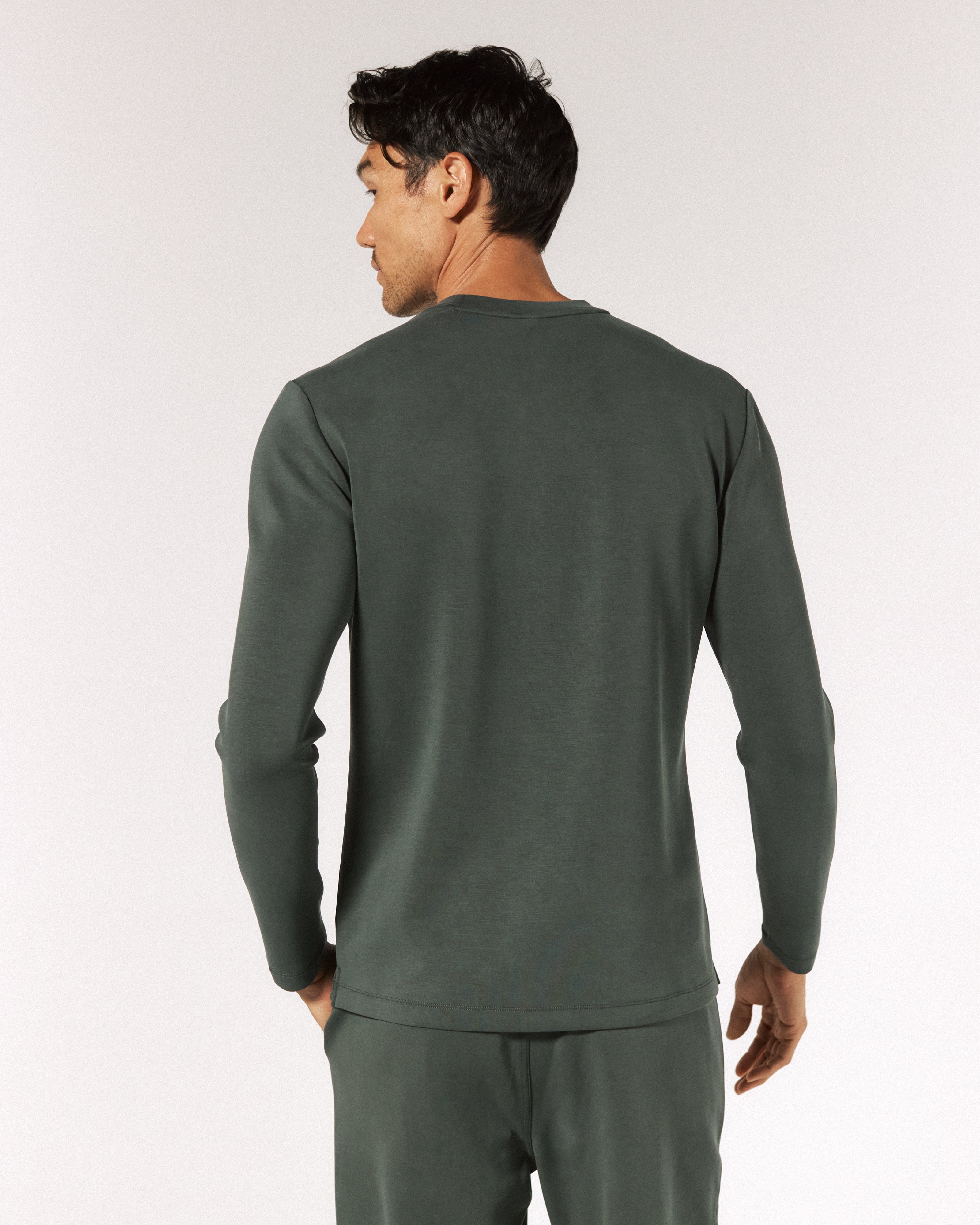 Rev Long Sleeve Modal Tee Basil