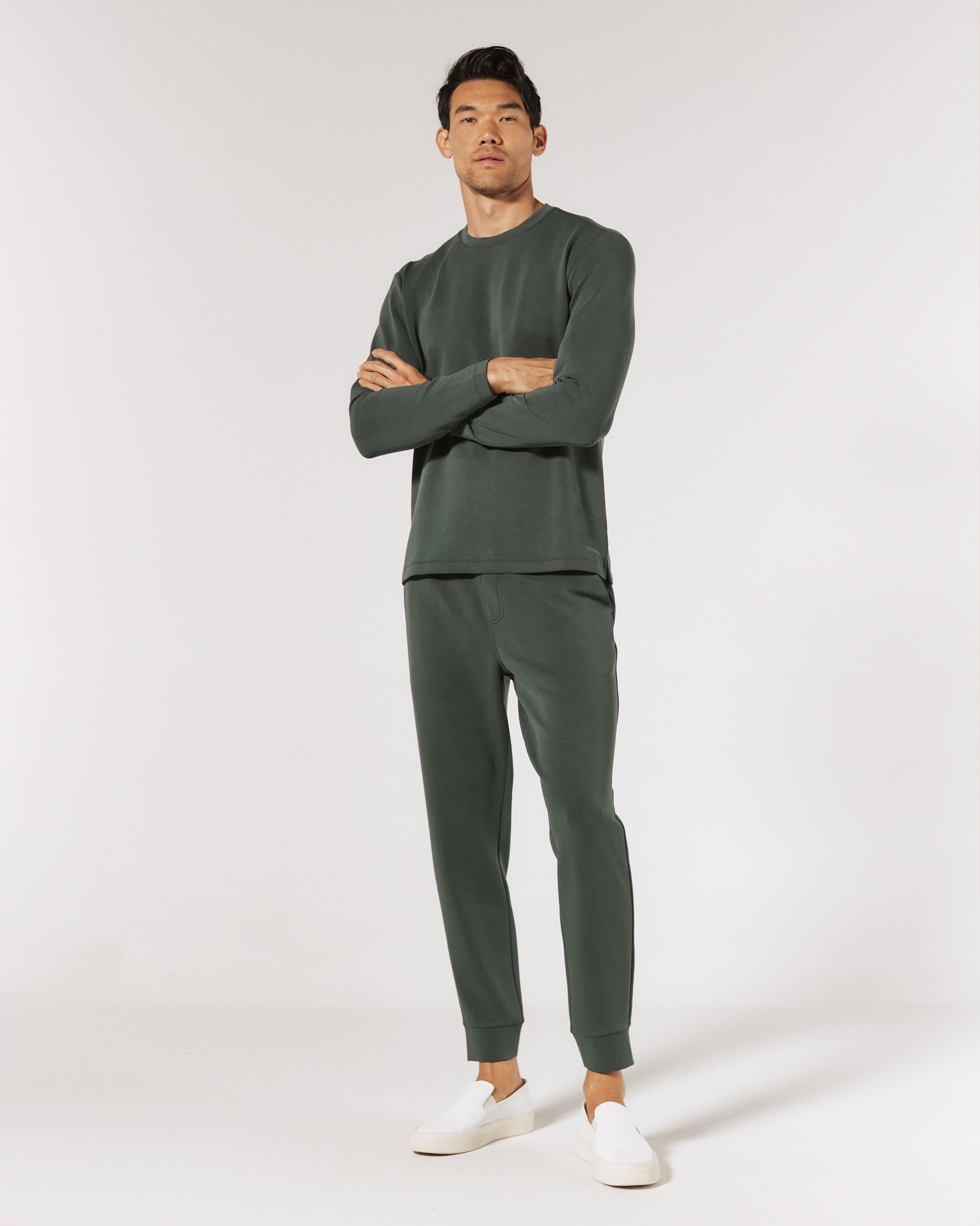 Rev Long Sleeve Modal Tee Basil