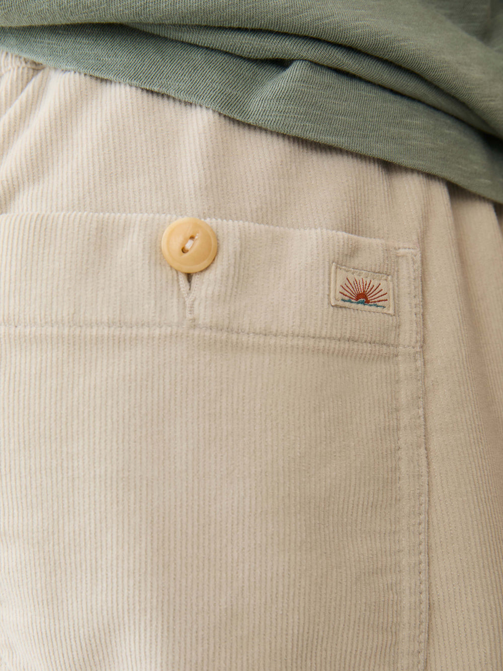 Essential Corduroy Short Plaza Stone