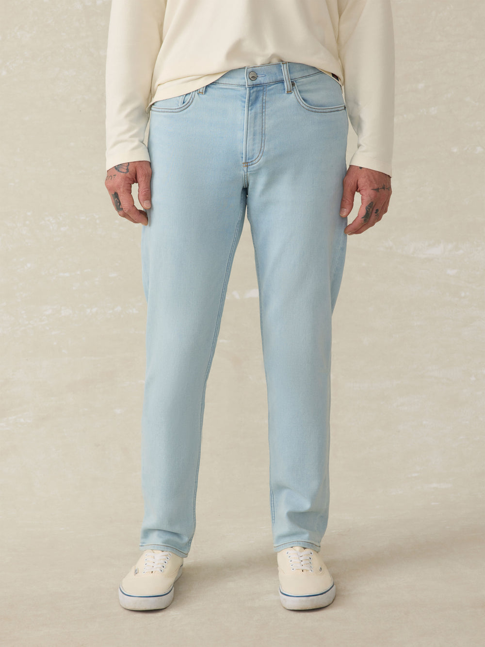 Stretch Terry Indigo 5 Pocket Riverbend Wash