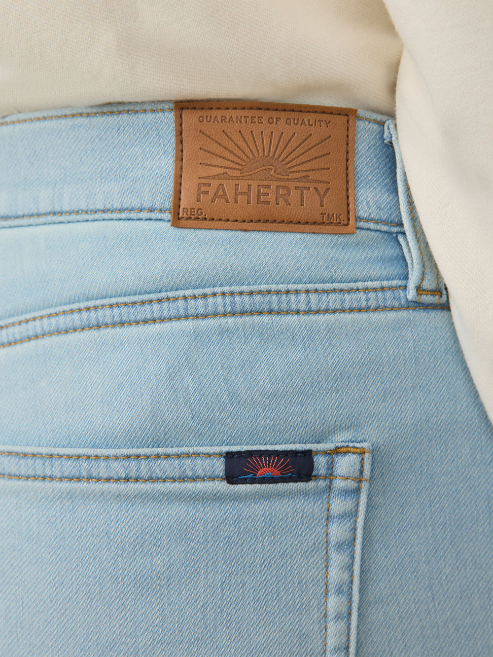 Stretch Terry Indigo 5 Pocket Riverbend Wash