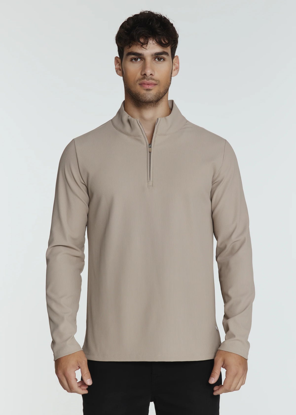 Drift Quarter Zip Pullover Taupe