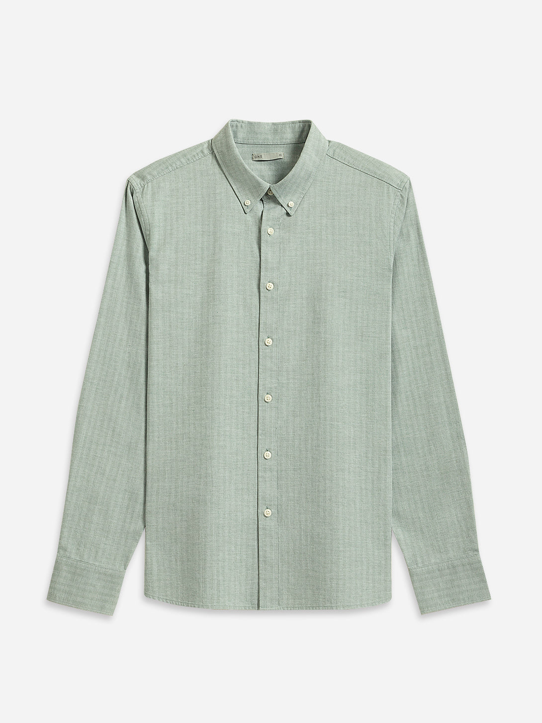 Fulton Heather Herringbone Shirt Lead