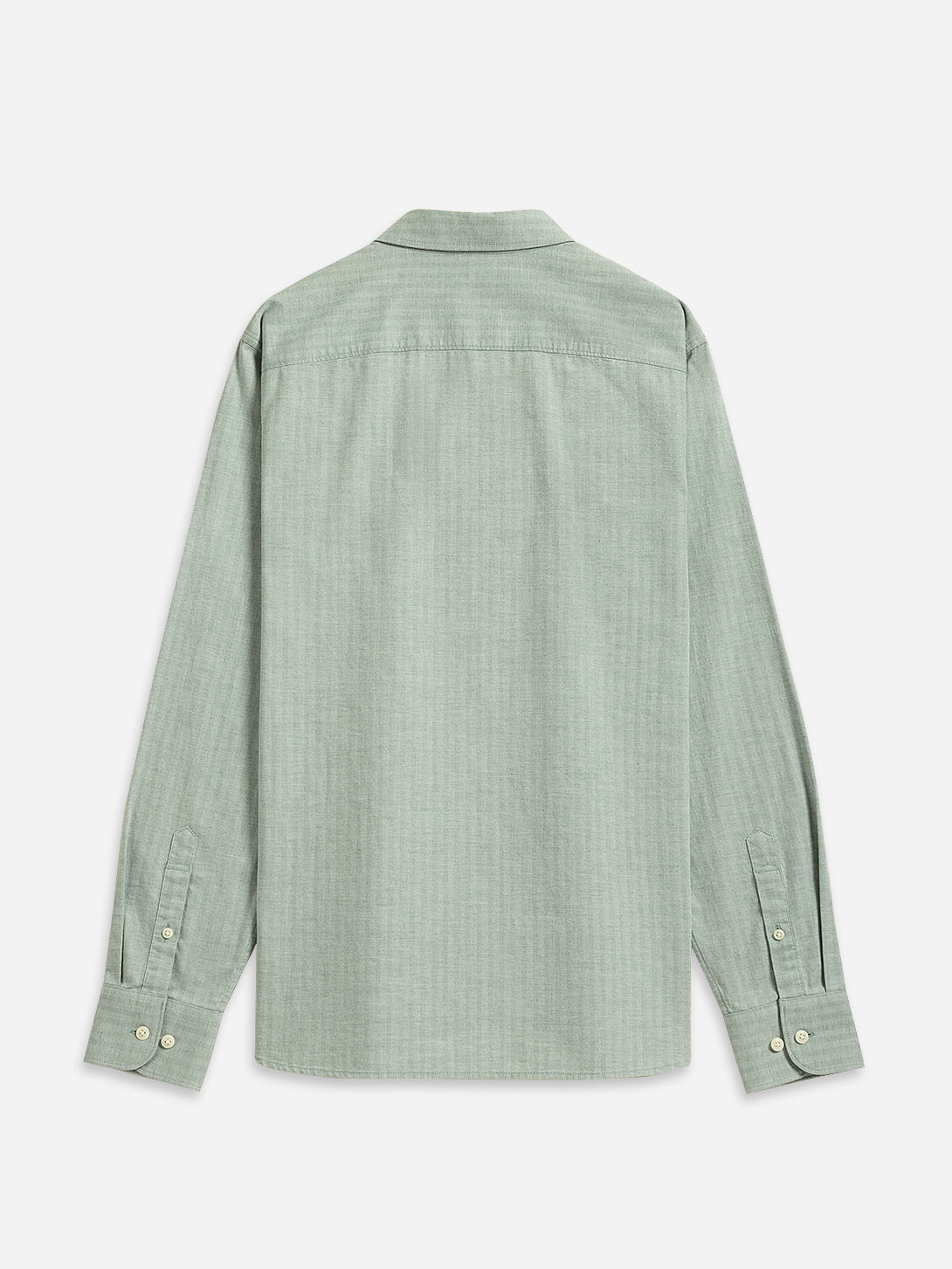 Fulton Heather Herringbone Shirt Lead