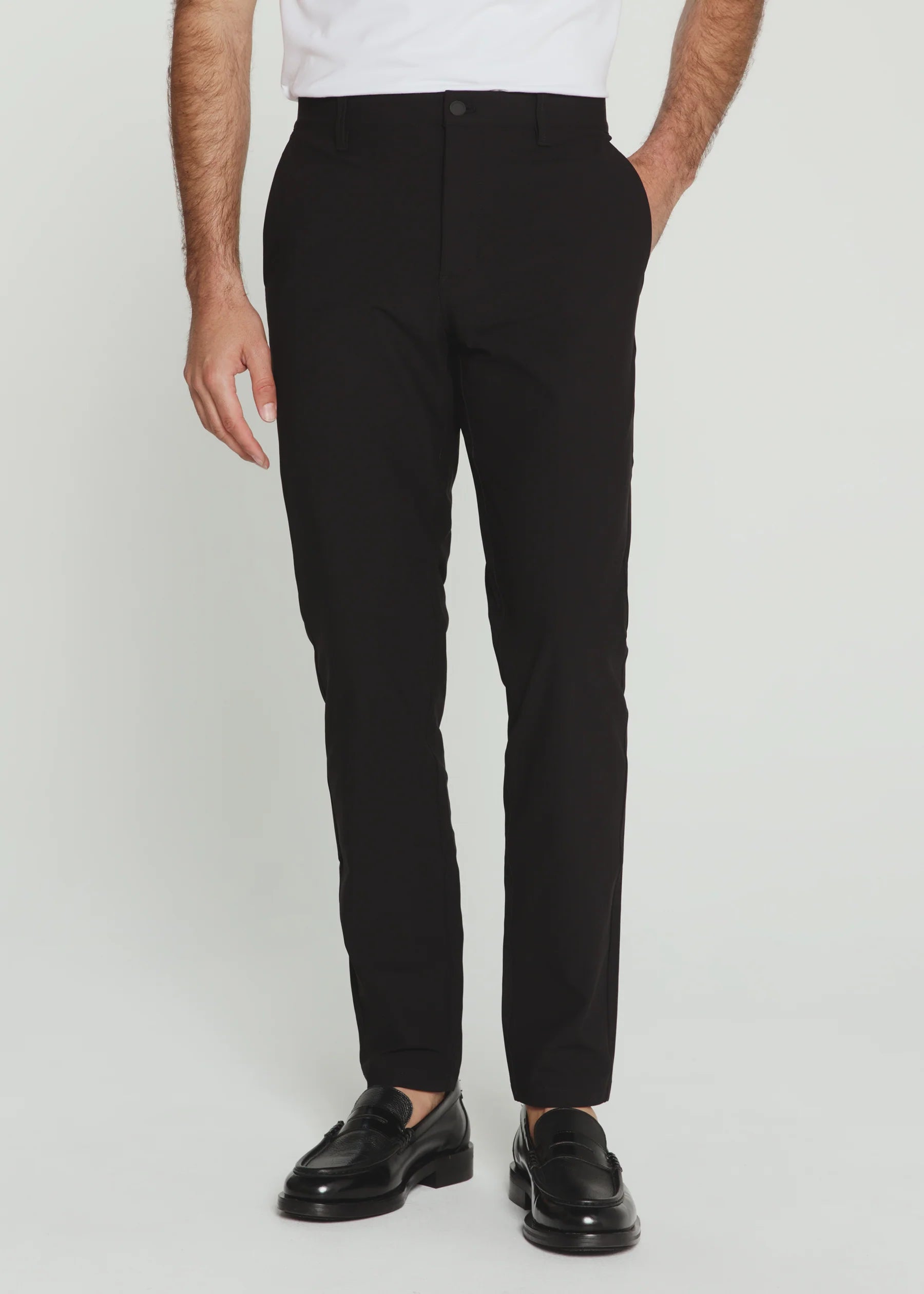 Infinity Athletic Fit Chino Pant Black