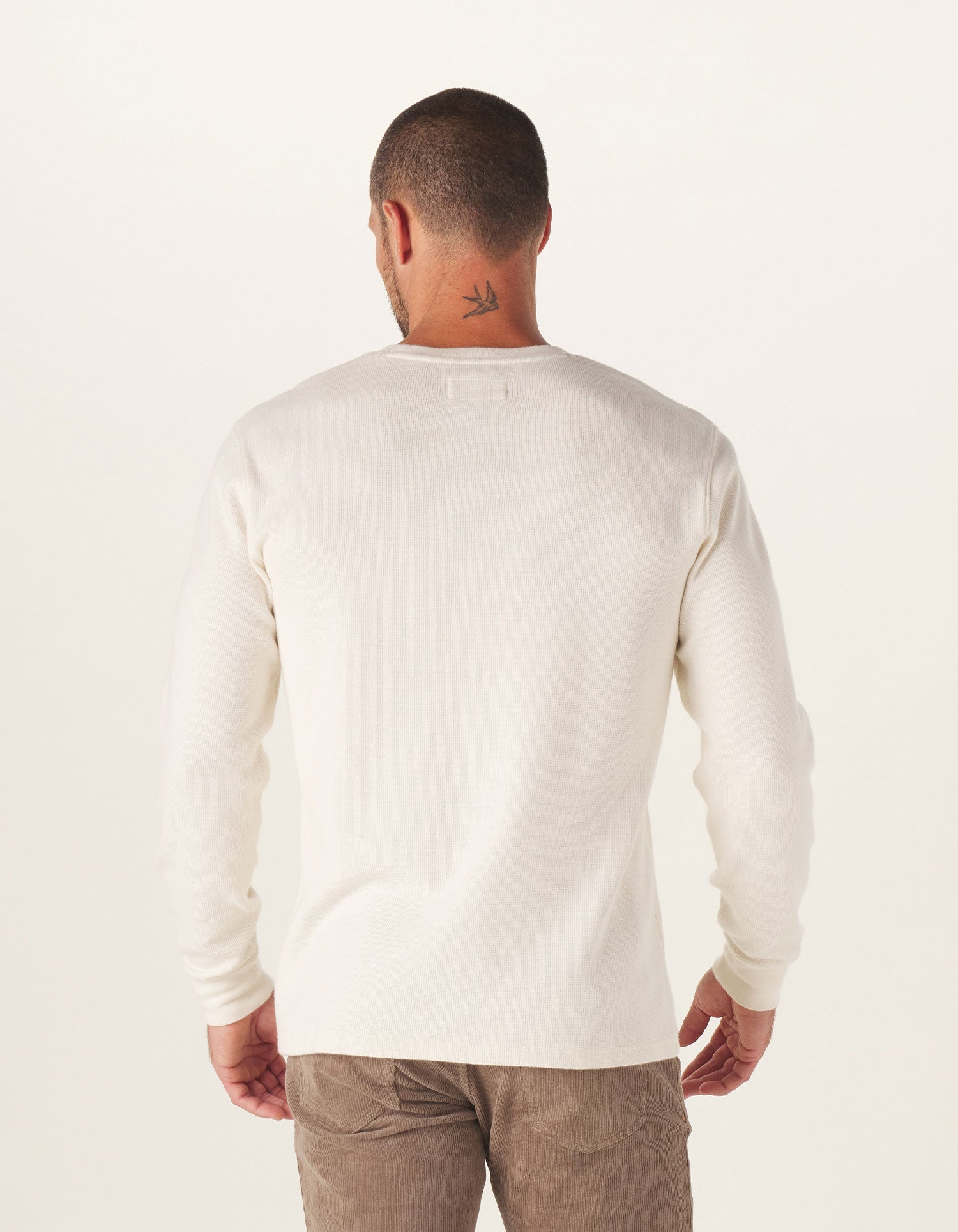 Vintage Thermal Crew Ivory