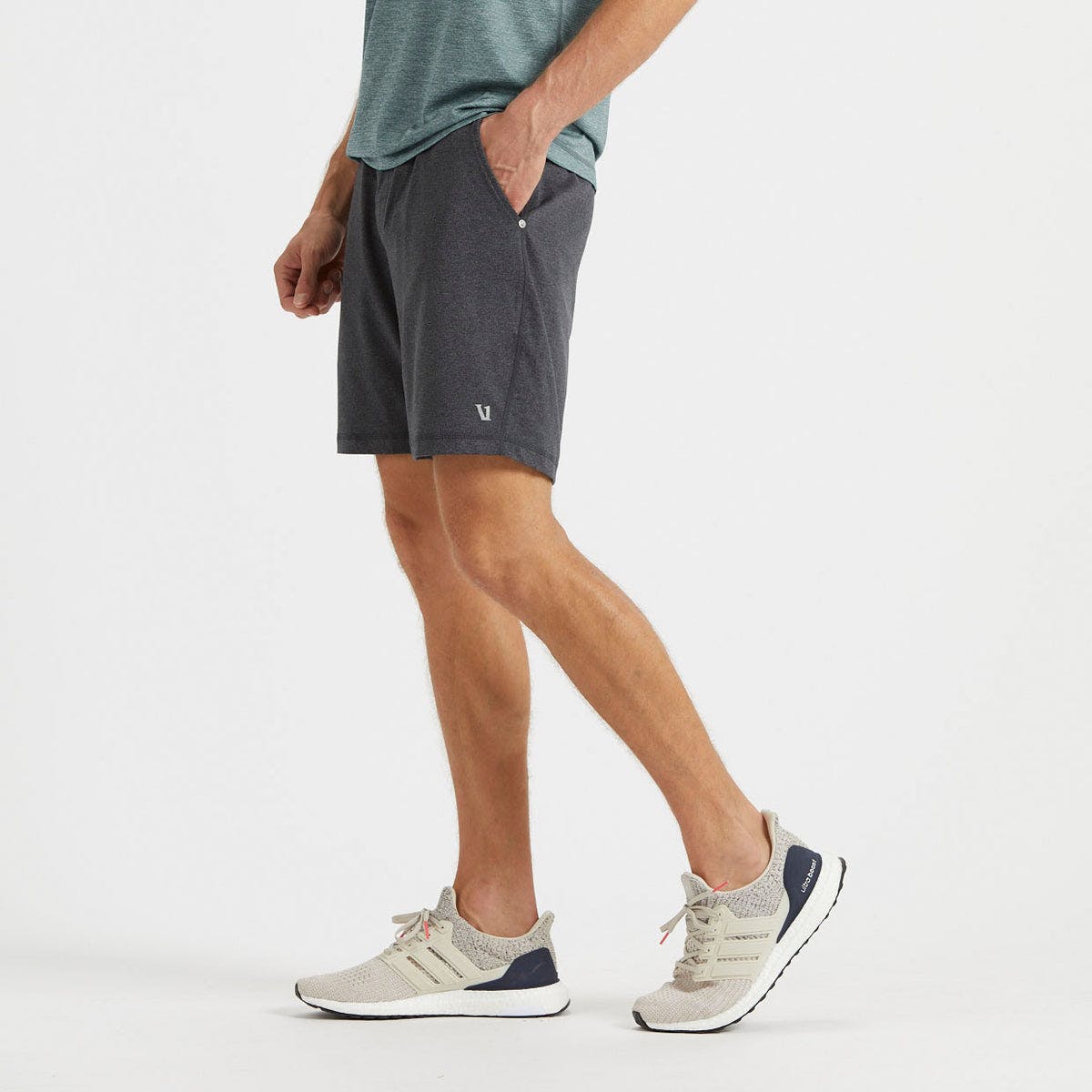 Ponto Performance Short 7" Azure Heather