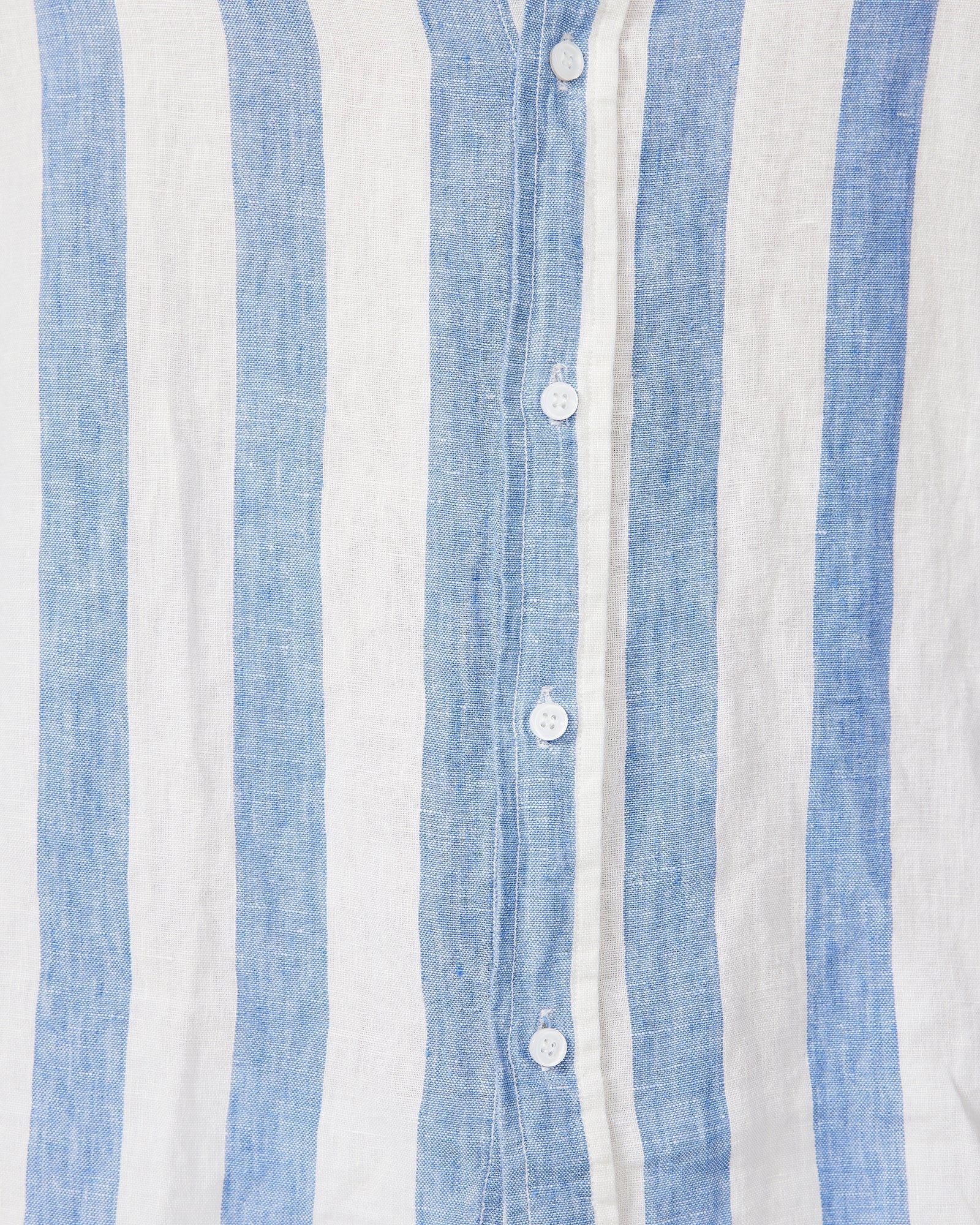 Blue Stripe Linen Shirt Blue Stripe