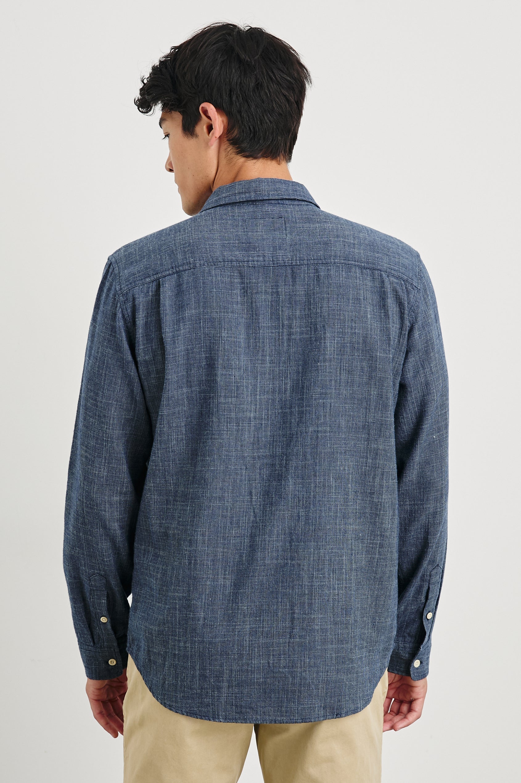 Wyatt Shirt Navy Etch