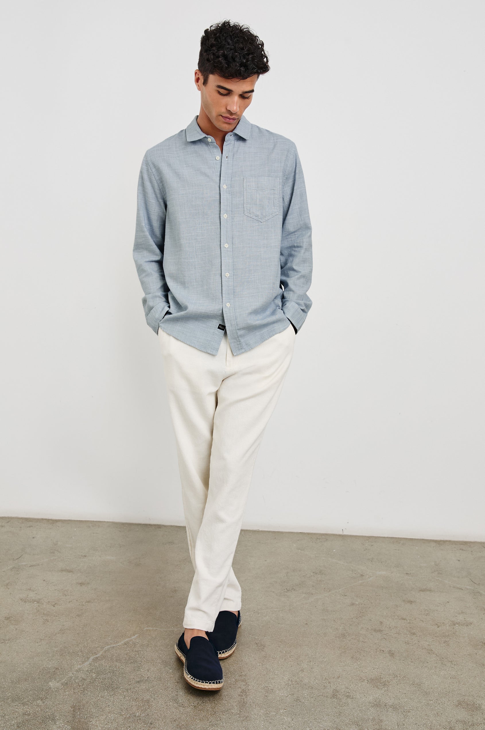 Wyatt Shirt Tidal Etch