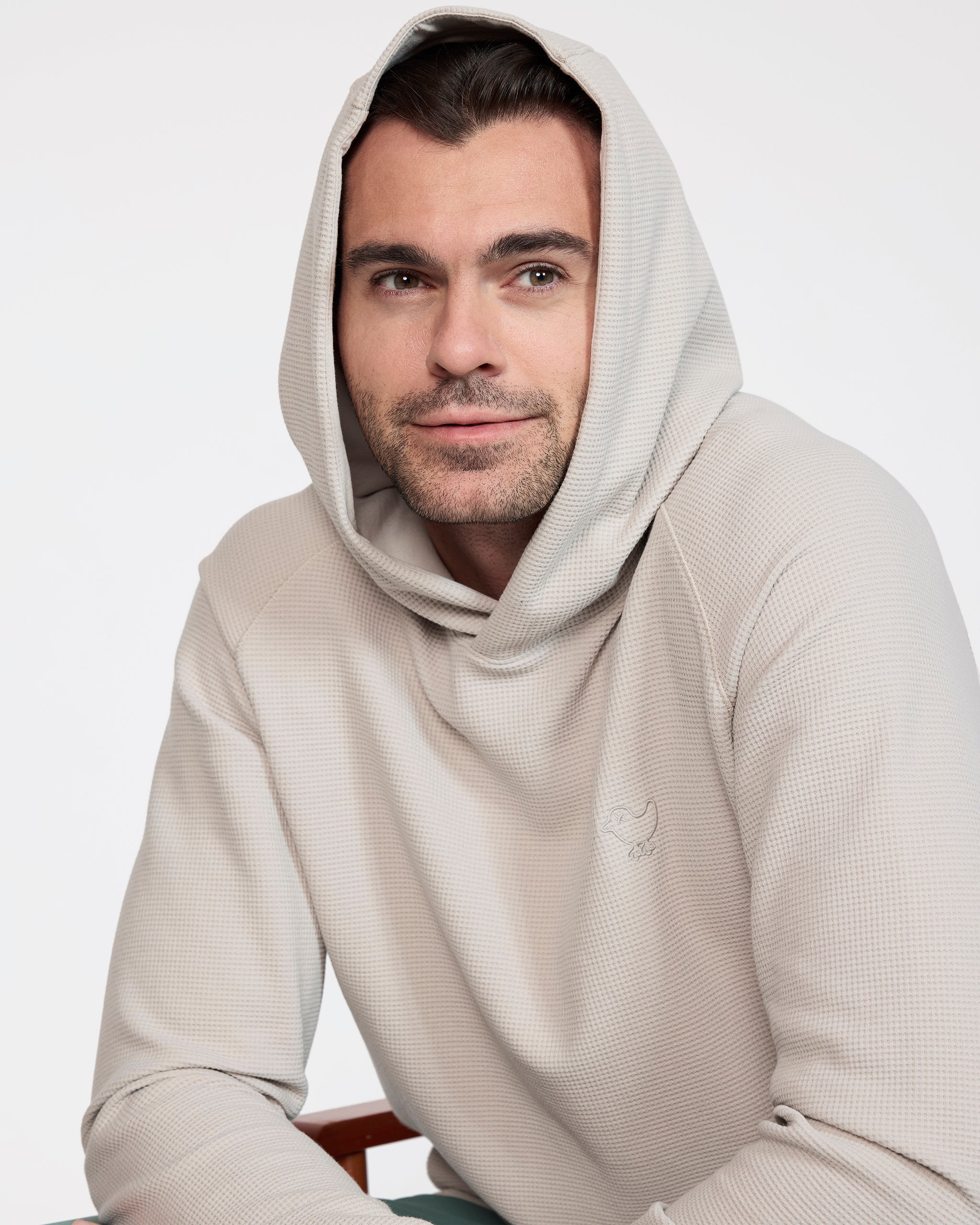 Tech Waffle Pullover Hoodie Dove
