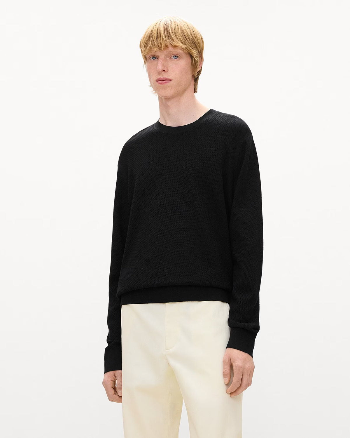 Riland Crewneck in Light Bilen Black