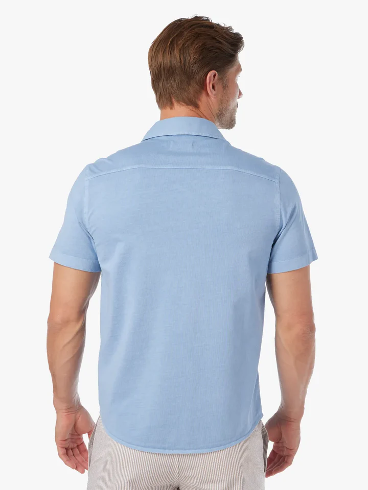 The Saltaire Short Sleeve Shirt Light Blue