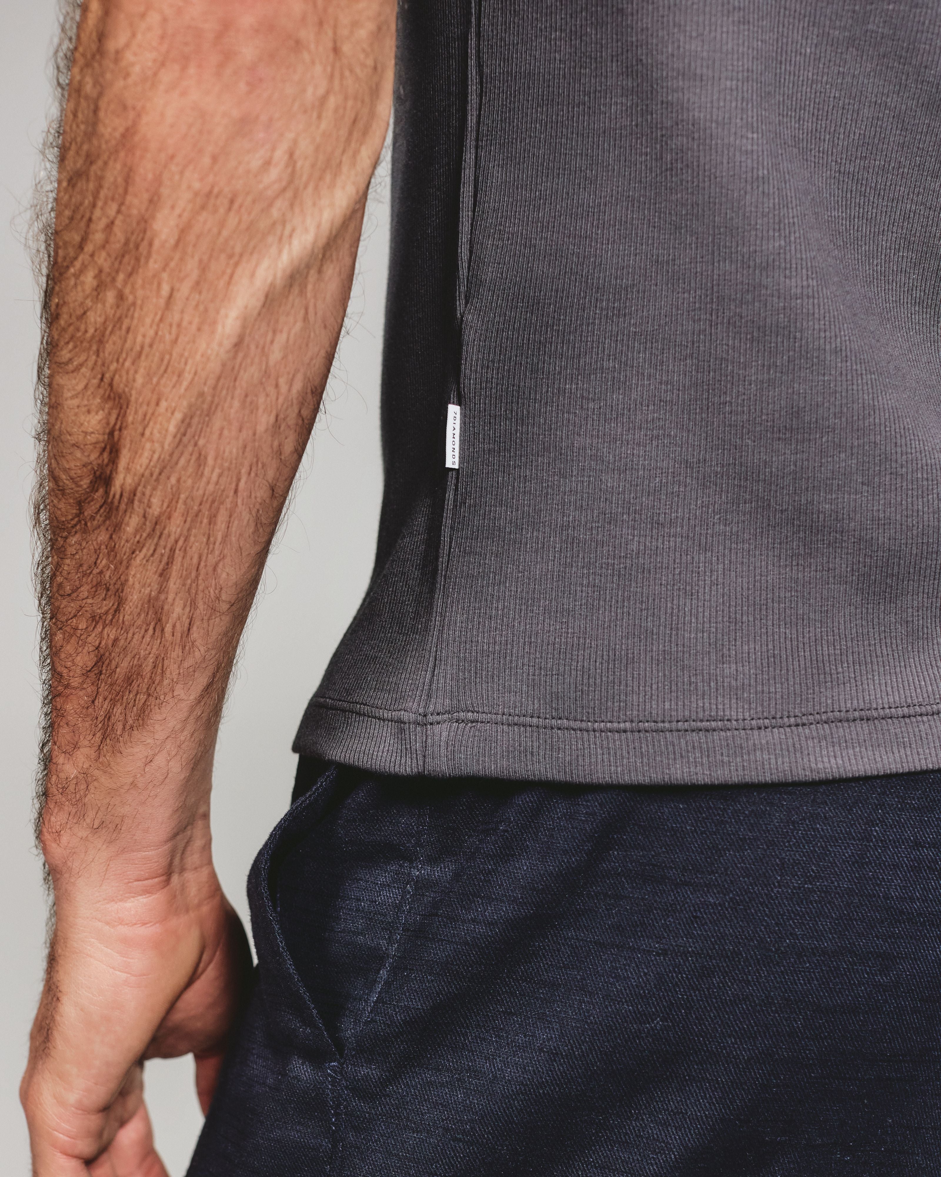 Modal Ribbed Tank Anthracite