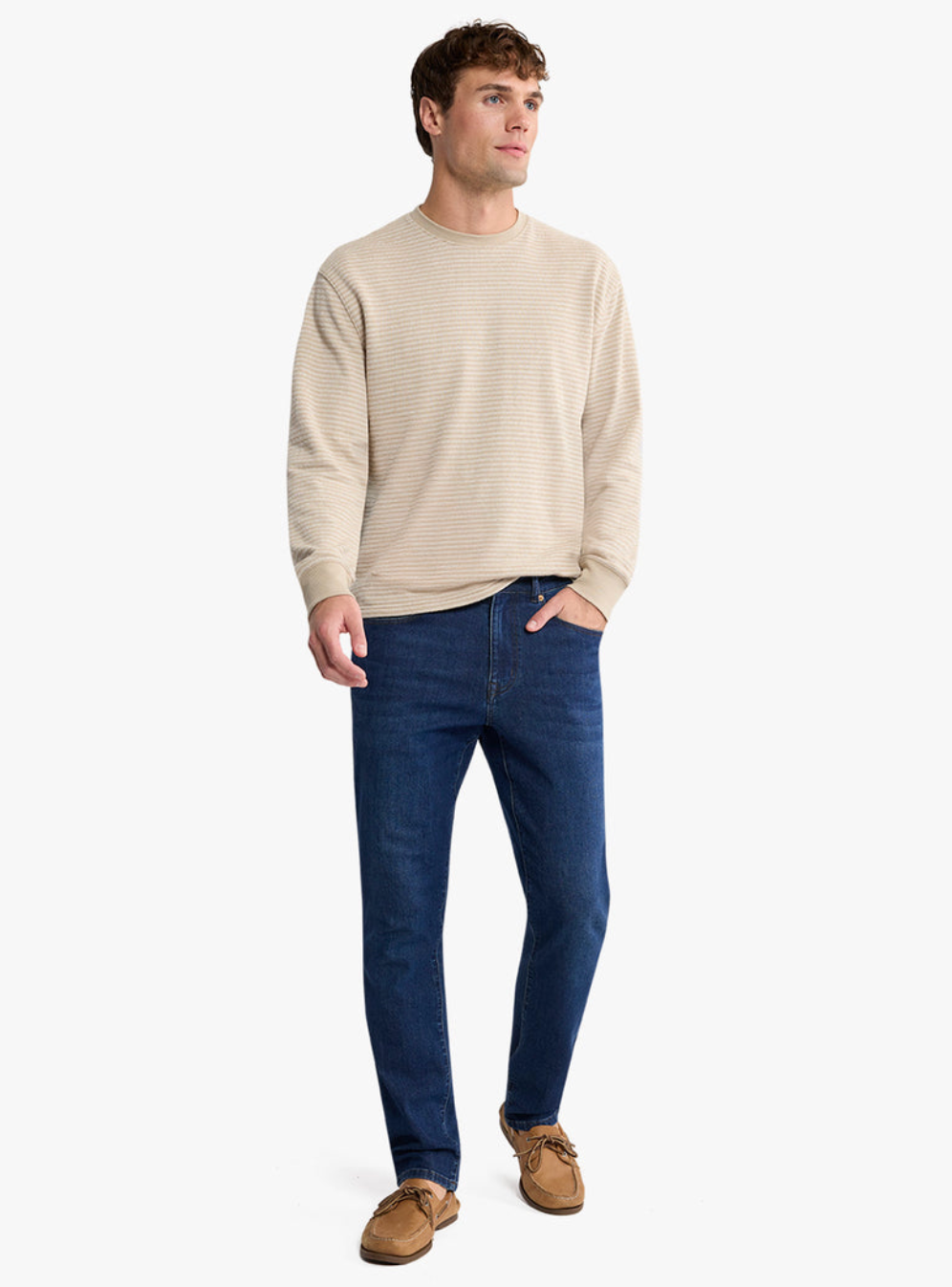 The Sundown Terry Crewneck Natural