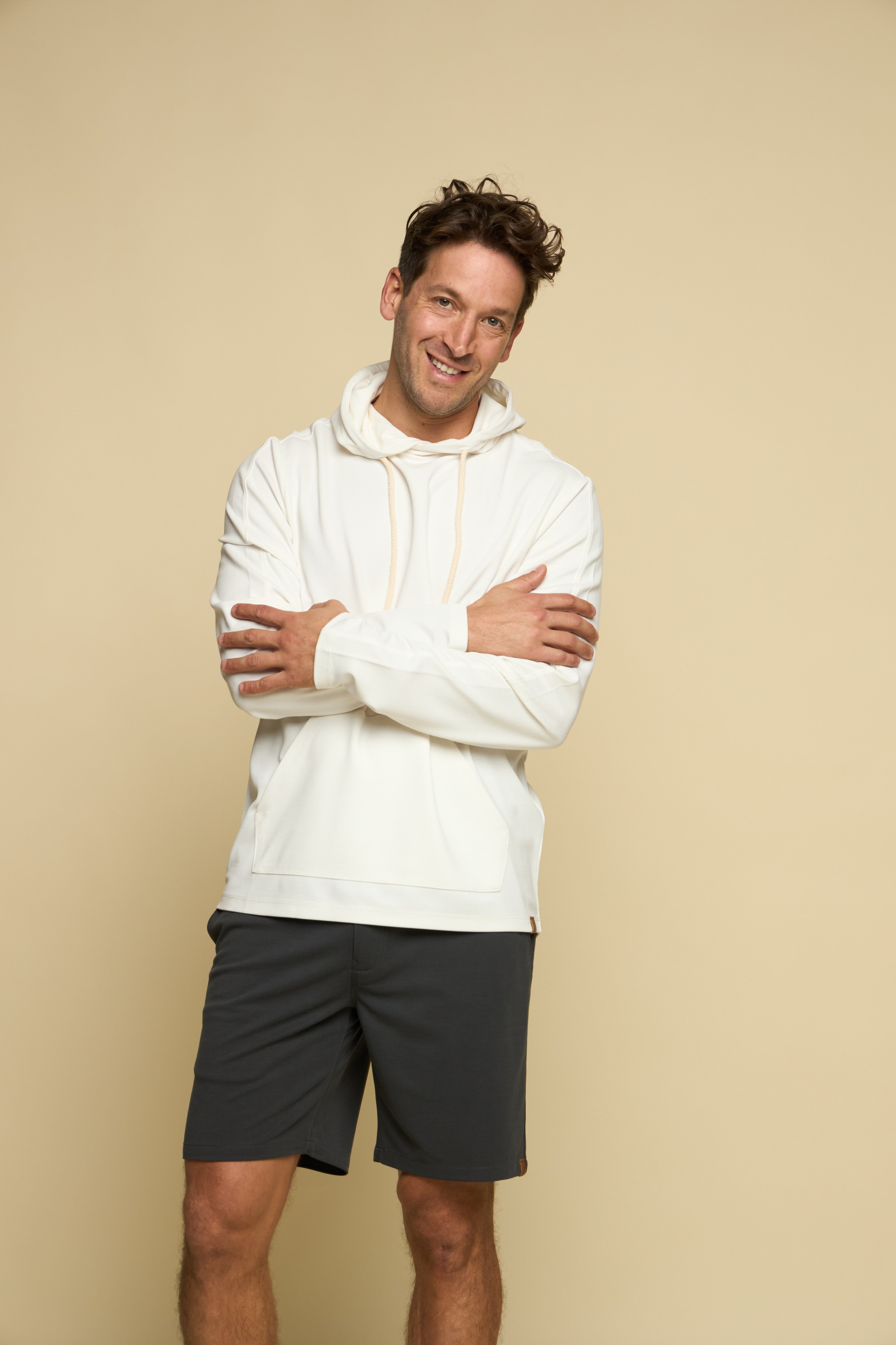 C St. Crossover Hoodie Birch